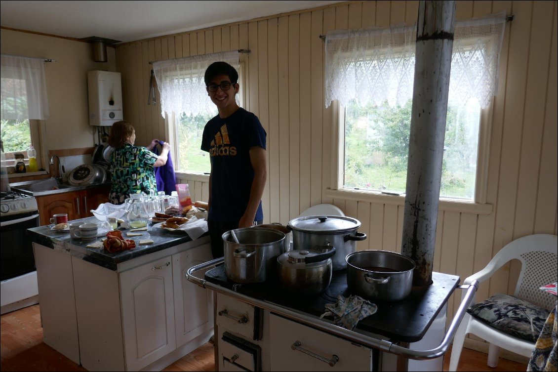 Cuisine patagonienne typique.