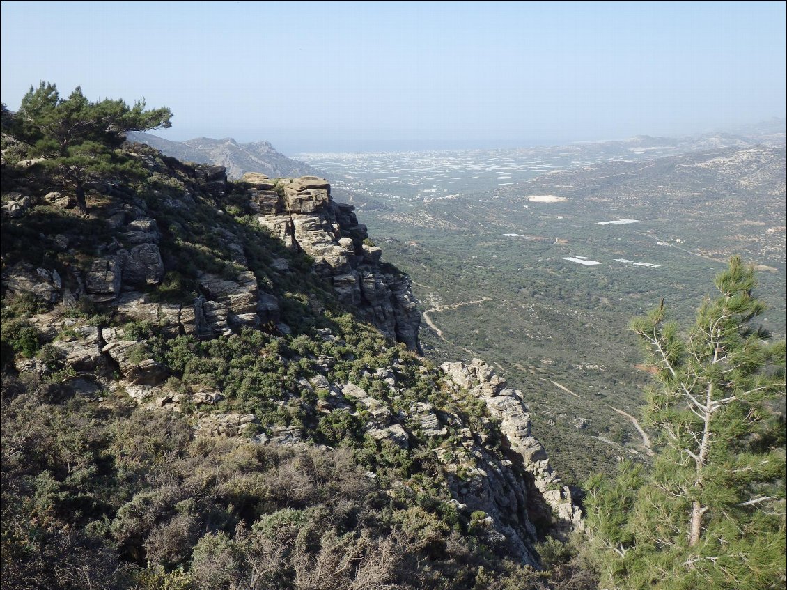 Au-dessus des gorges du Ha