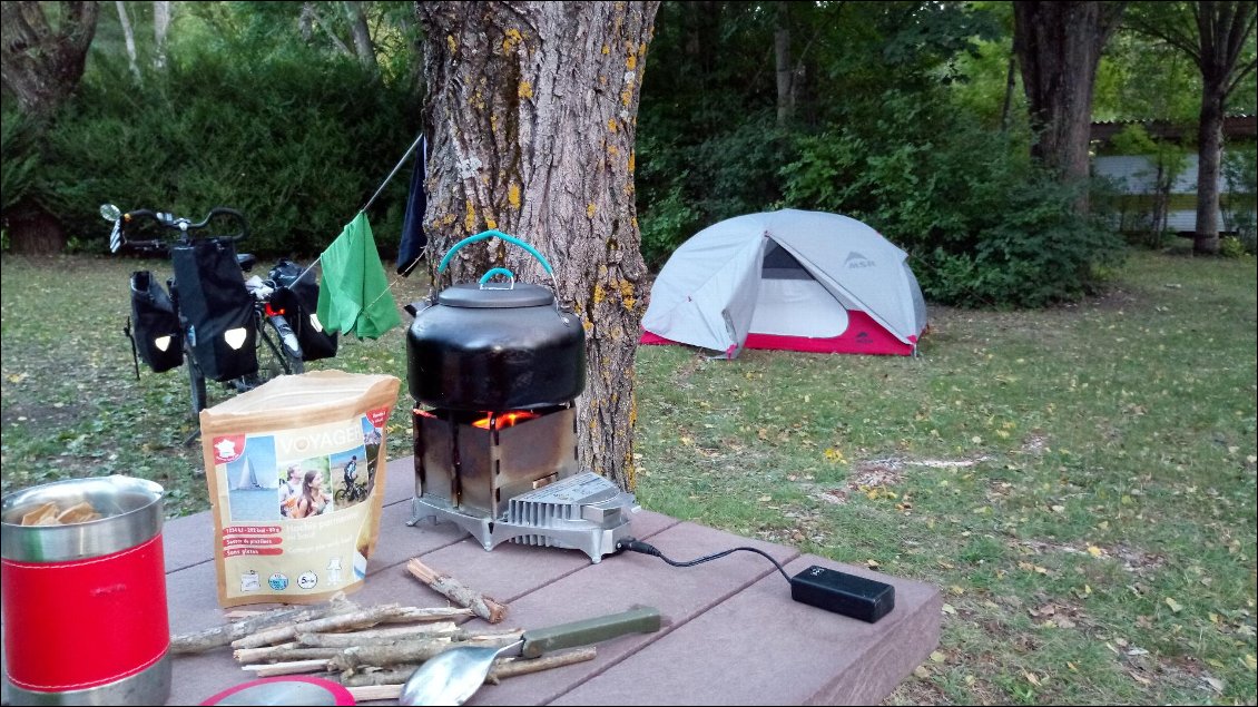 camping d'Aspres/Buech ... ça caille -2° au lever du soleil