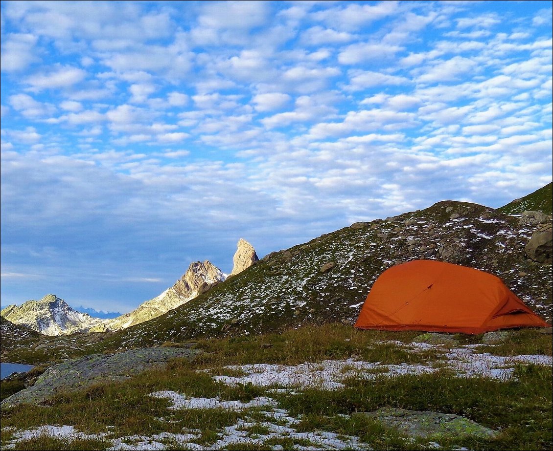 13# Bertrand LE PELVE.
Lac de Presset (Savoie) - Août 2017.
Vue sur la Pierra Menta lors du tour du Beaufortain.