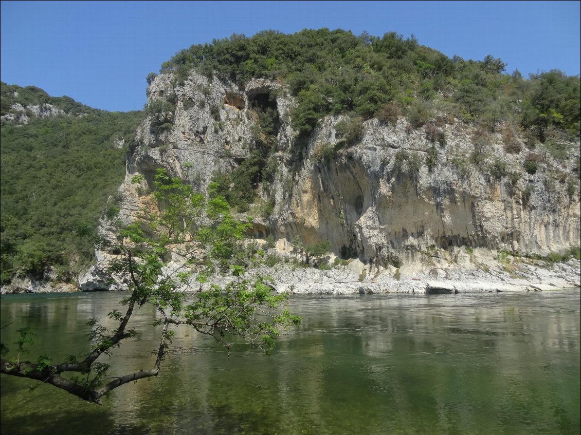 Descente des gorges de l'Ardèche à pied