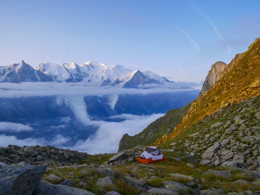 Valentin GEVAUX.
Été 2017 : col du Brévent au-dessus de Chamonix pendant le tour des Aiguilles Rouges.