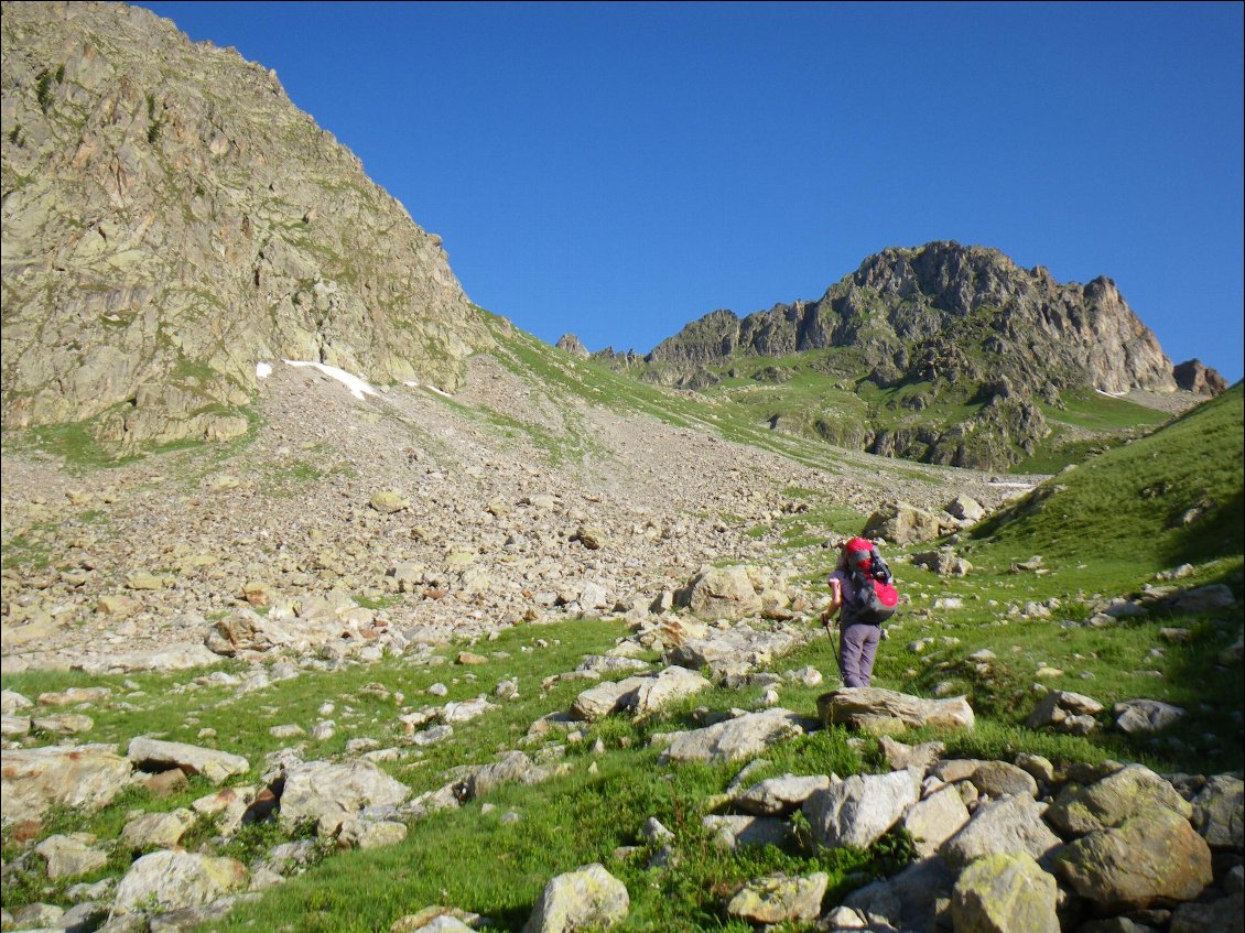 Montée au col de Fenestrelle