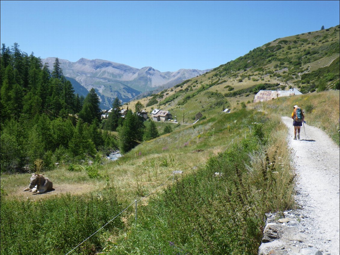 Descente vers Fouillouse