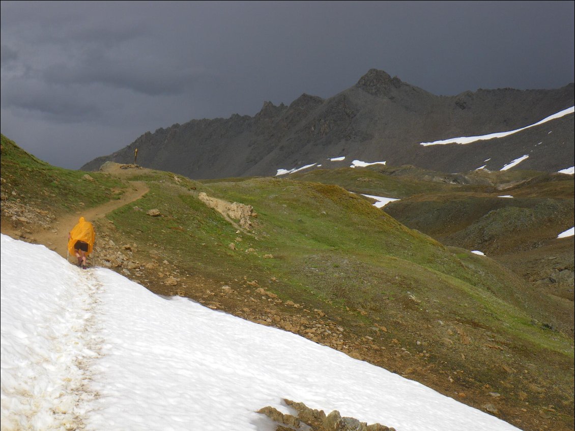 Après le refuge de la Leisse