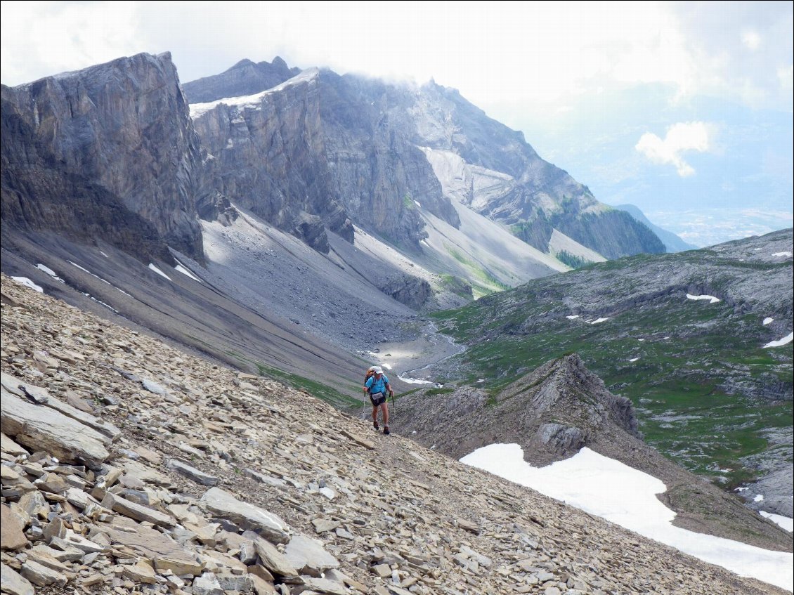 Montée vers le col des Audannes