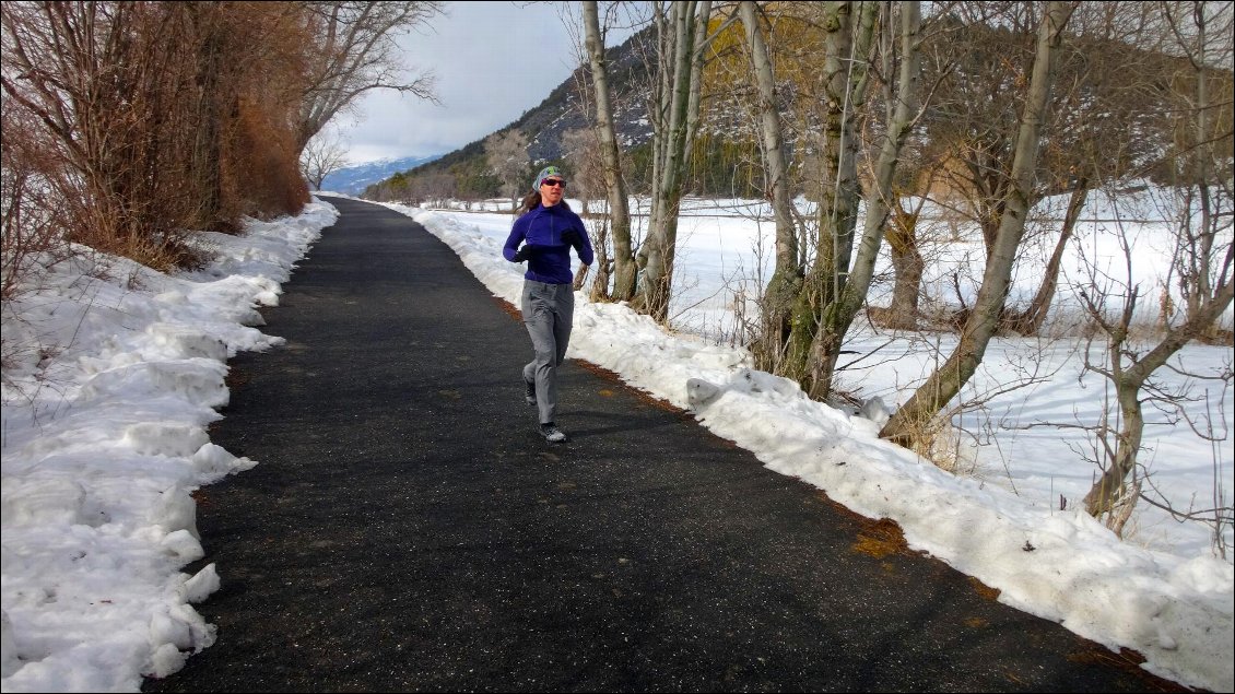 La course minimaliste est top aussi le goudron