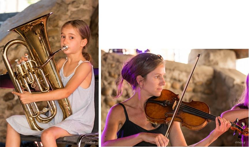 Lou, 8 ans, tubiste dans les nuages
Clem, 35 ans, violoniste bohème