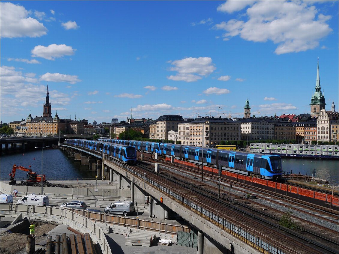 toujours en chantier, le propre de toutes les grandes villes