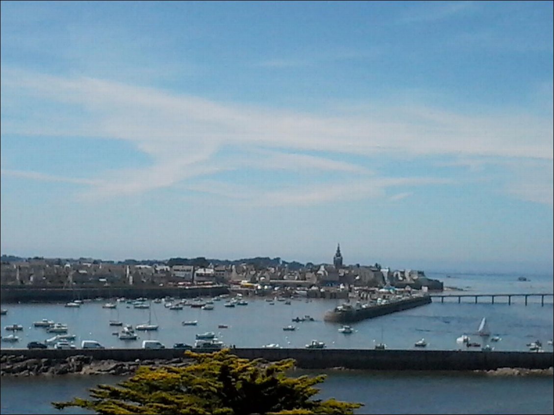 Roscoff : marée haute
Vue depuis la chapelle St Barbe