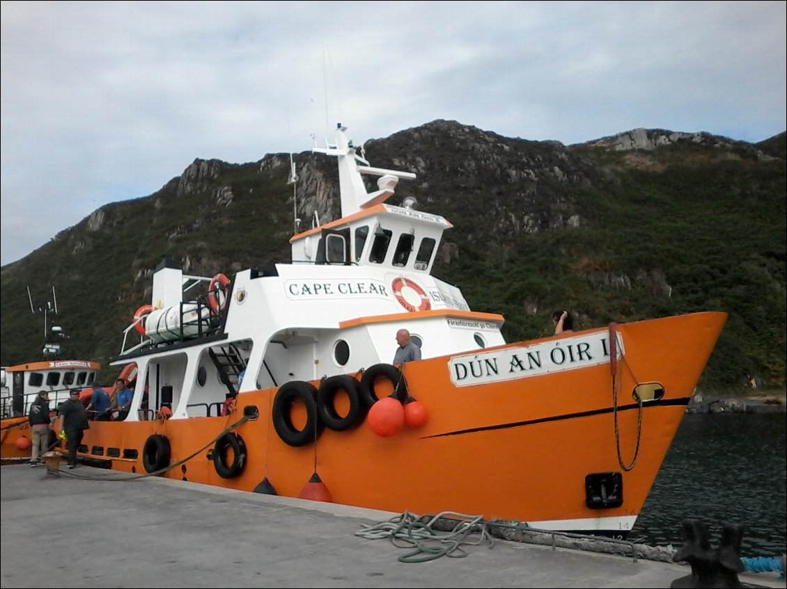 Le bateau de Cape Clear.