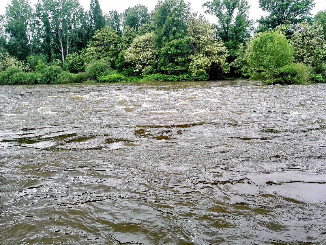 La Loire est assez agitée !