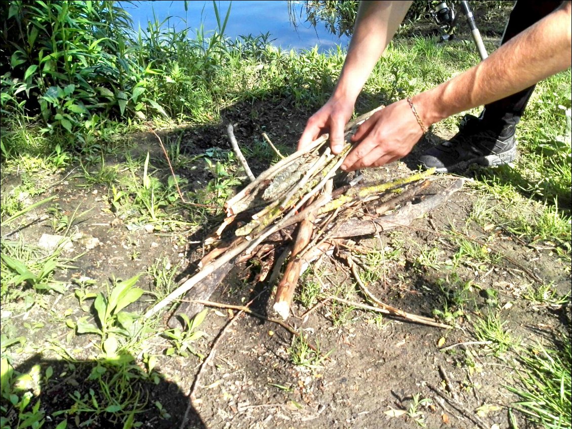 Préparatifs du barbecue