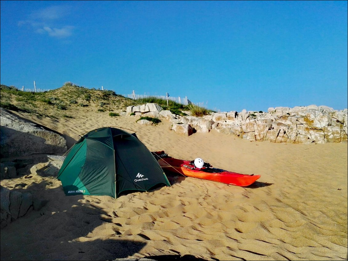 Bivouac plage de Kekouriec