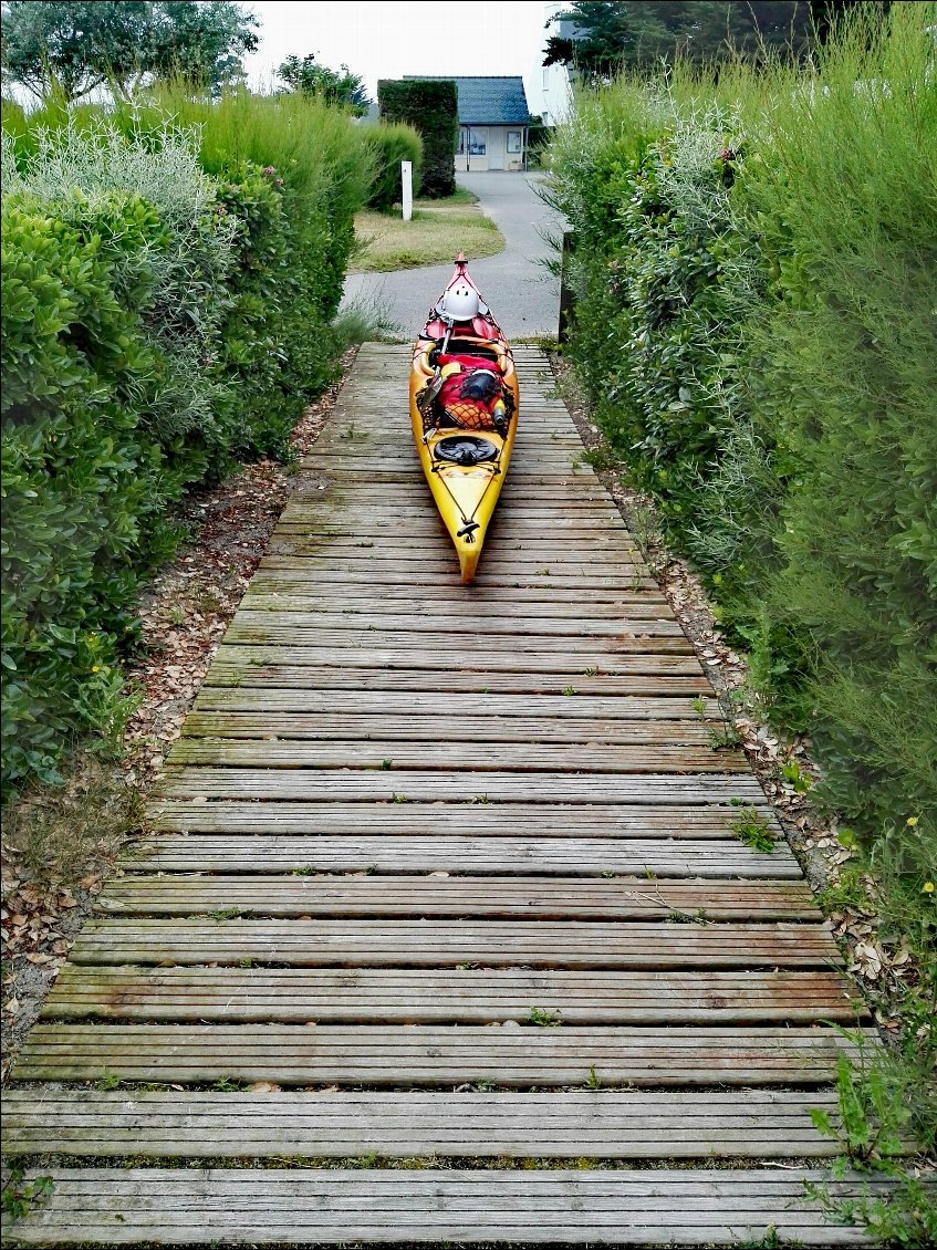 Portage depuis le camping municipal Le Sillon