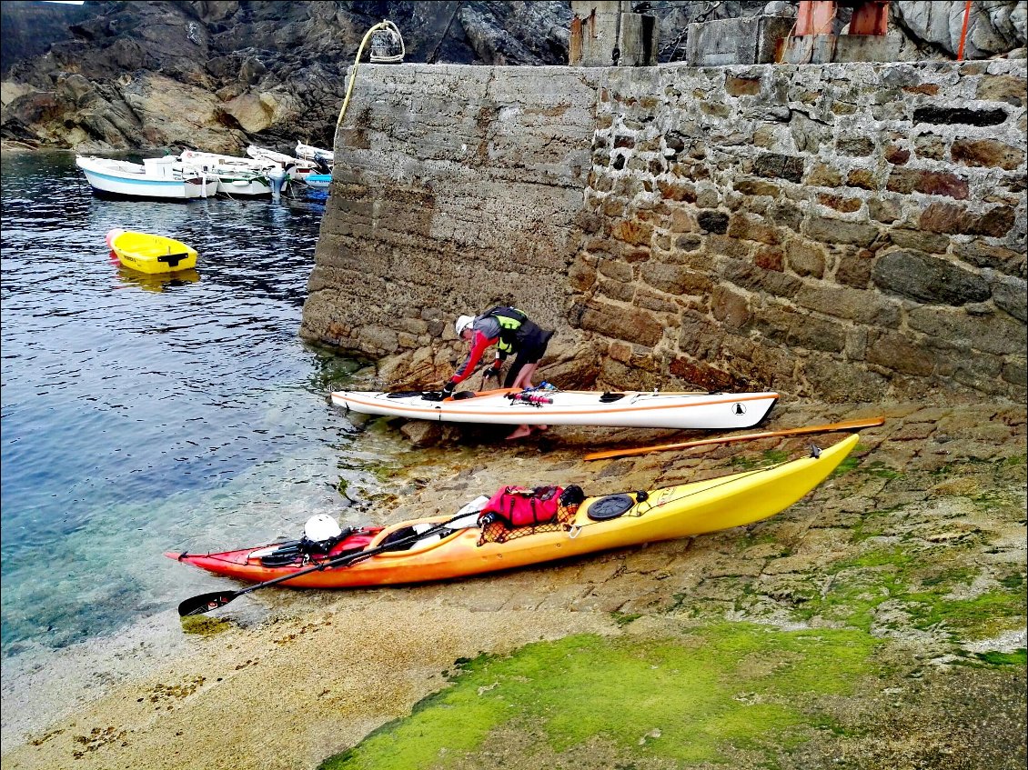 Plan très incliné du port de Bestrée