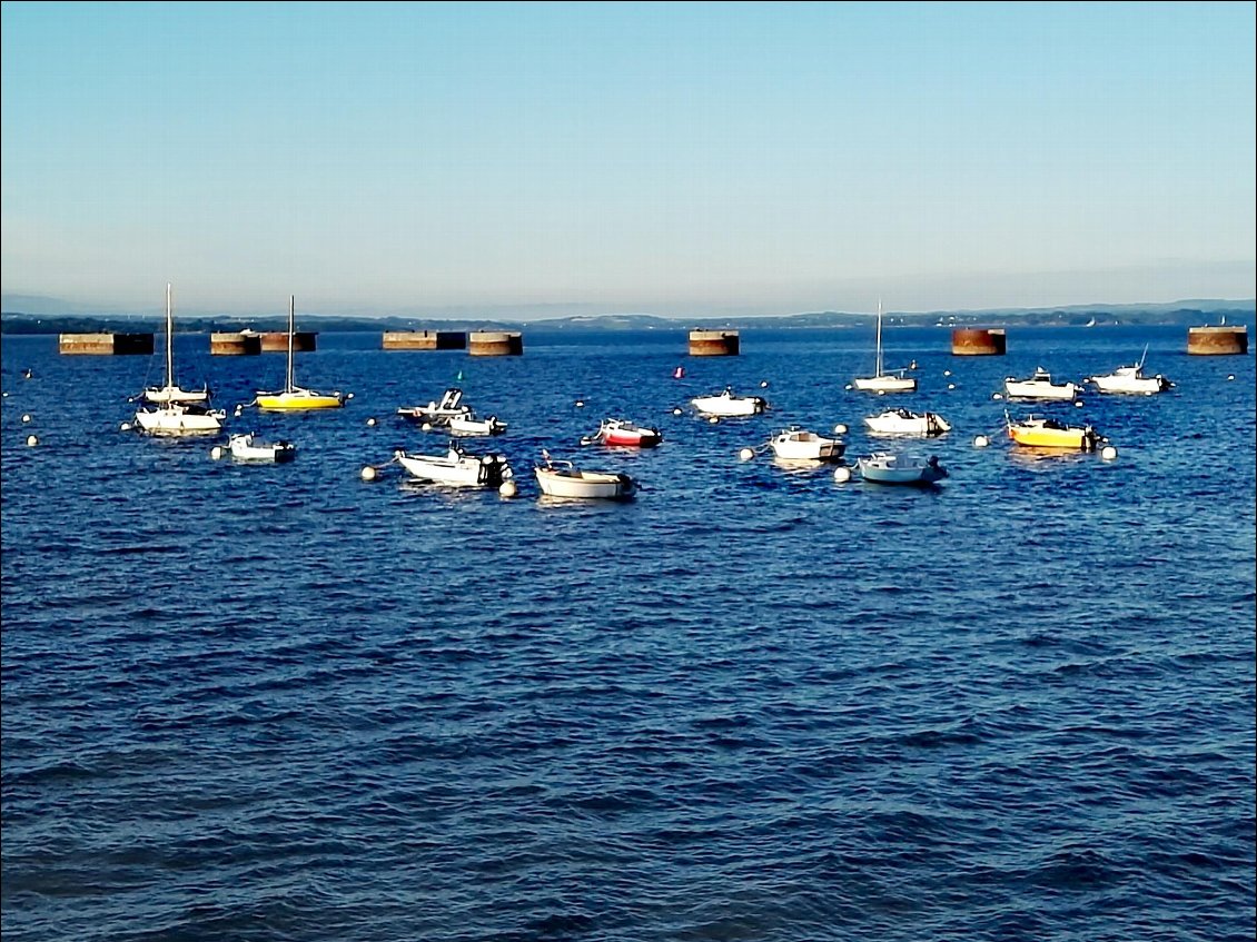 Lanvéoc. Mouillage