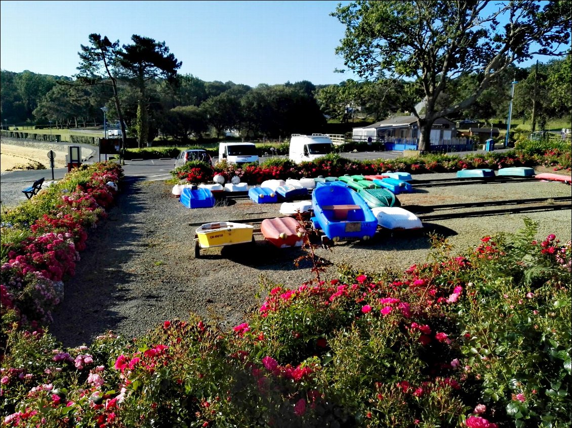 Lanvéoc. Camping de la Cale