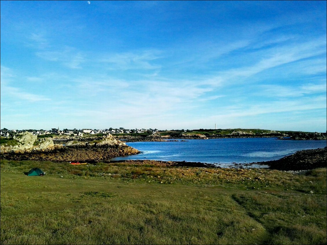 Presqu'île Saint-Laurent. Bivouac