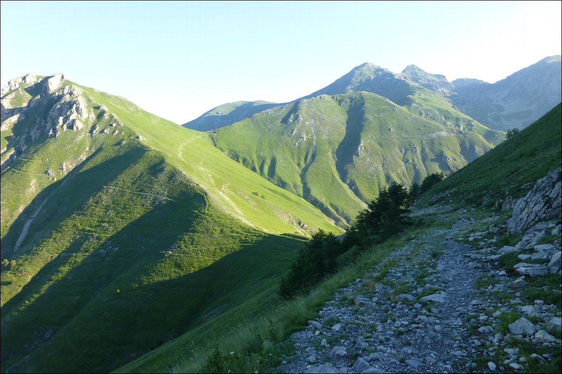 Baisse de St Véran, col de Raus, Baisse de cavaline et cime du diable 