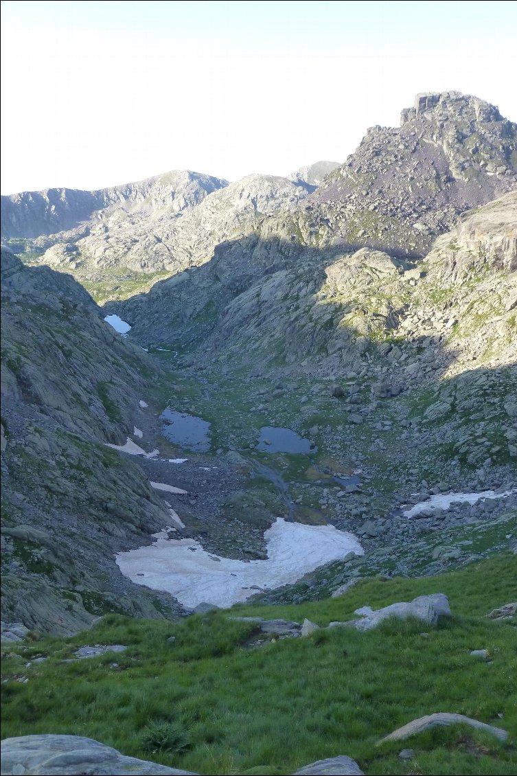 la vallée des Merveilles vue de la Baisse de Valmasque