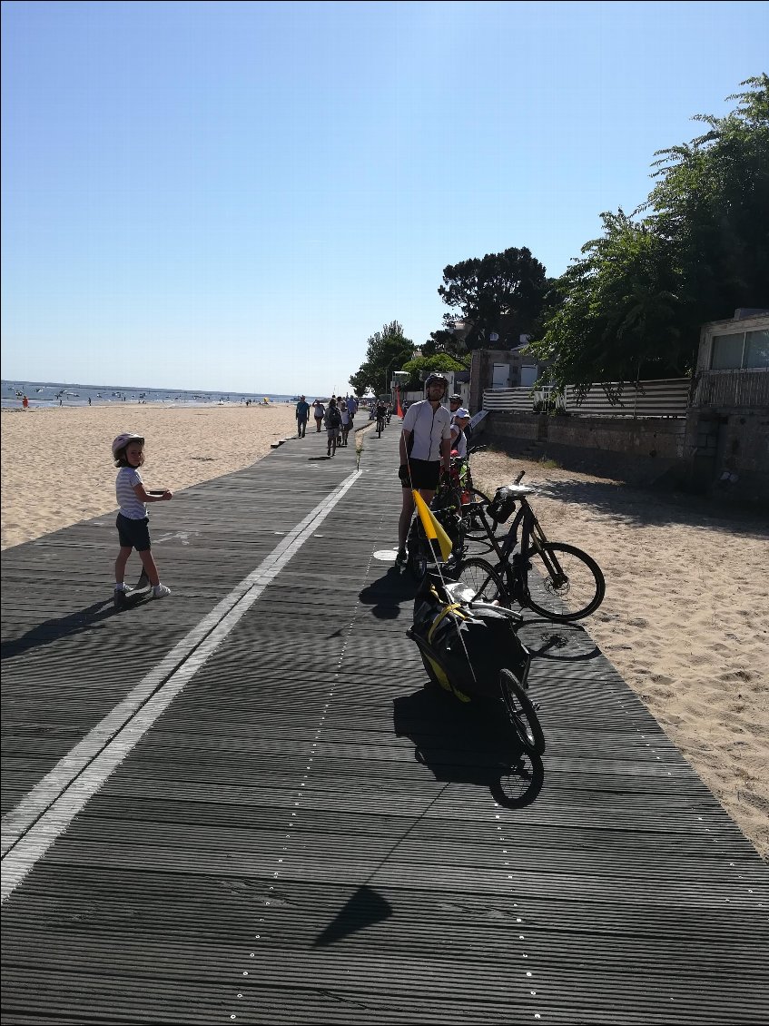 Les pistes cyclables caractéristiques d Arcachon