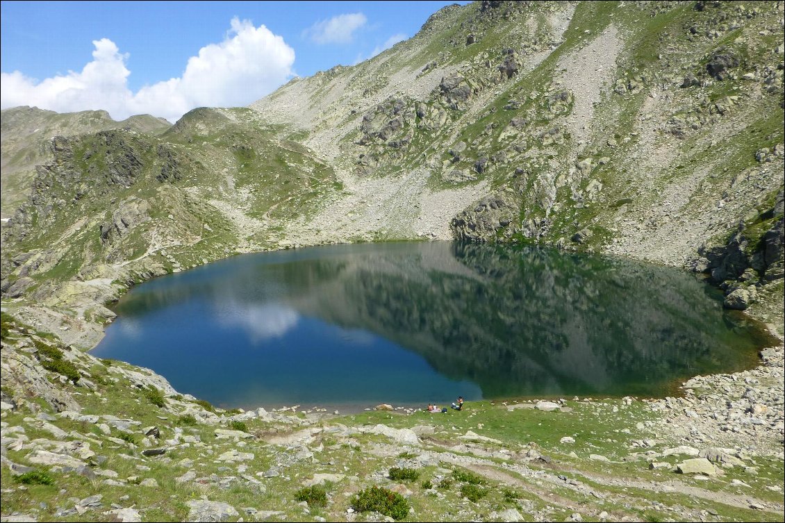 Lac inférieur de Lausfer (pique nique et trempage :) )