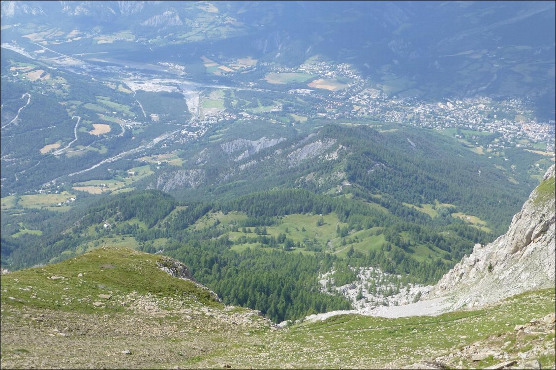 L'arrivée 1500m plus bas : Barcelonnette