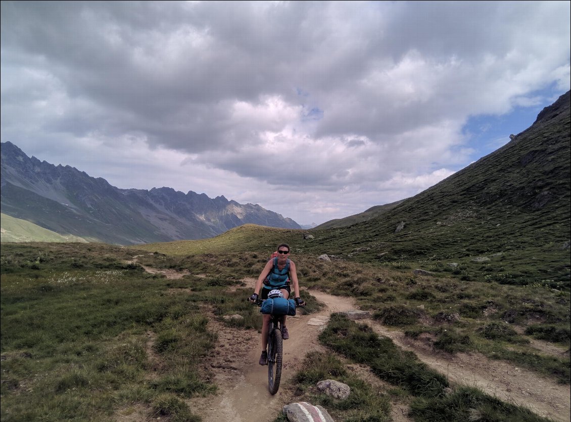 Montée après la hütte