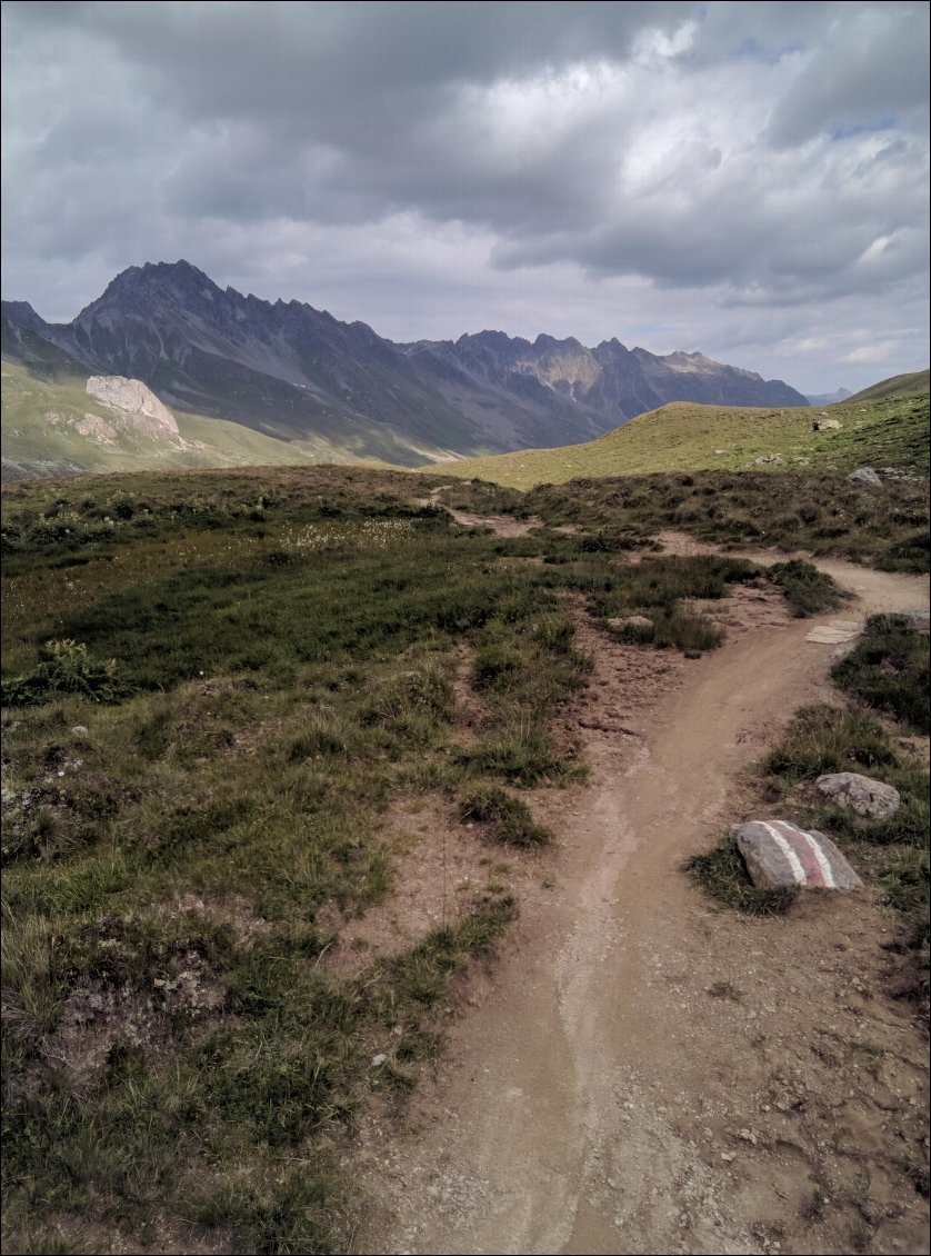 Montée après la hütte