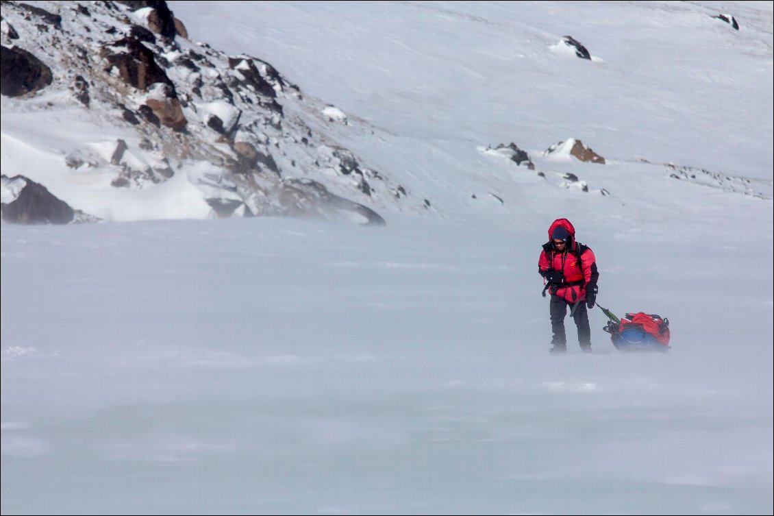 Décrypter le Windchill.
Froid et vent ici en Terre de Baffin (cf. article dans CA42).
Photo : Manu d'Adhémar.