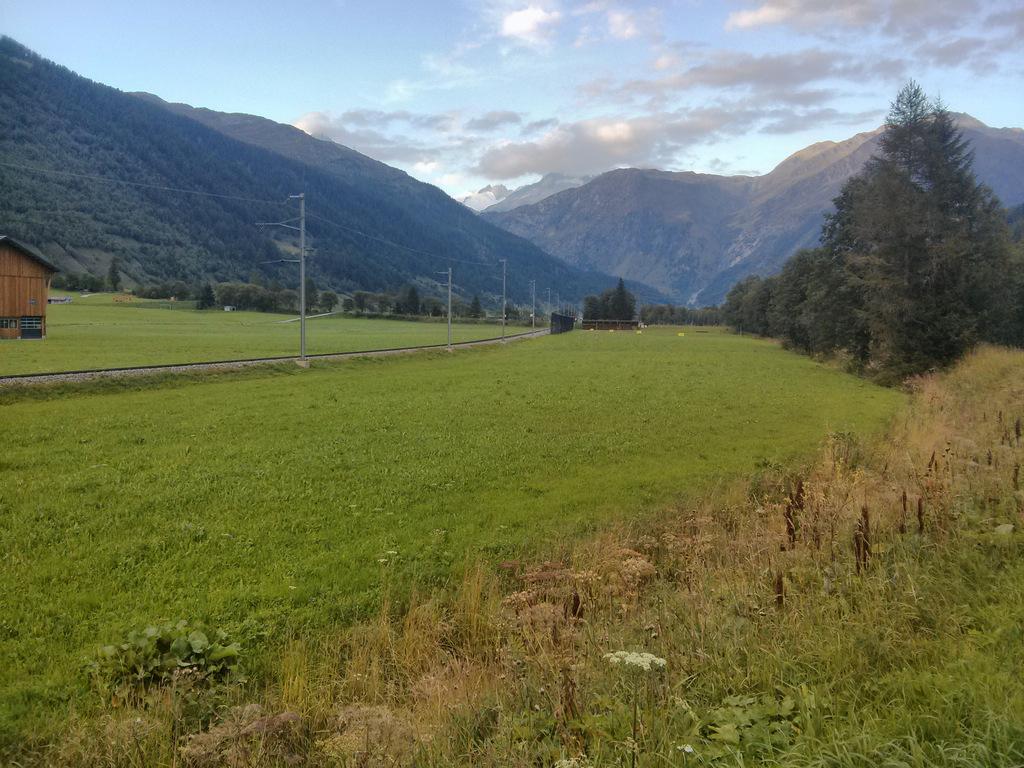 En train comme sur le vélo, la ligne est sympa