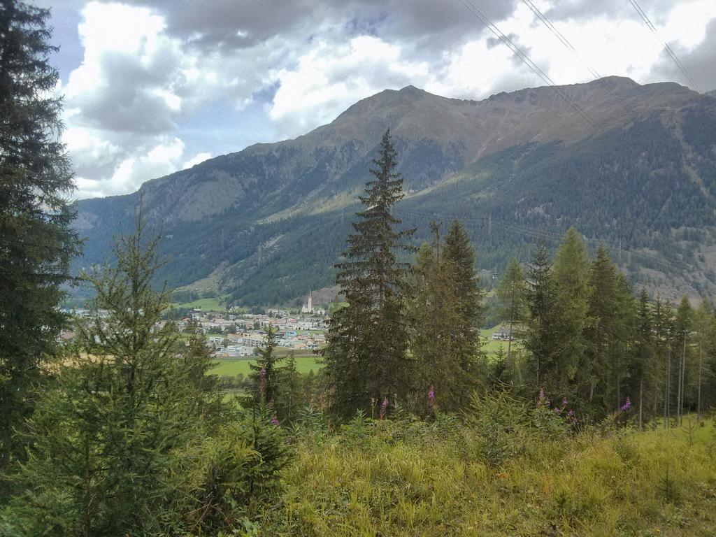 Village de Zernez avant la remontée