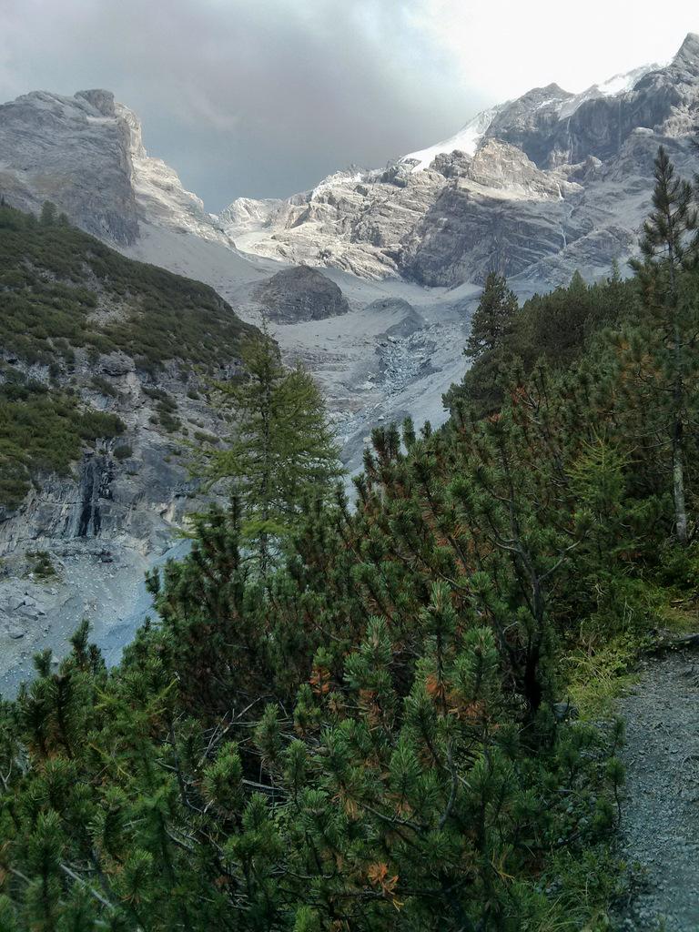 Vue en montant au refuge