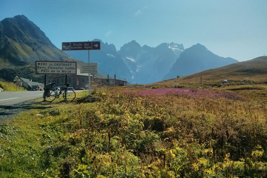 Le Lautaret avant la longue descente jusqu'à Grenoble