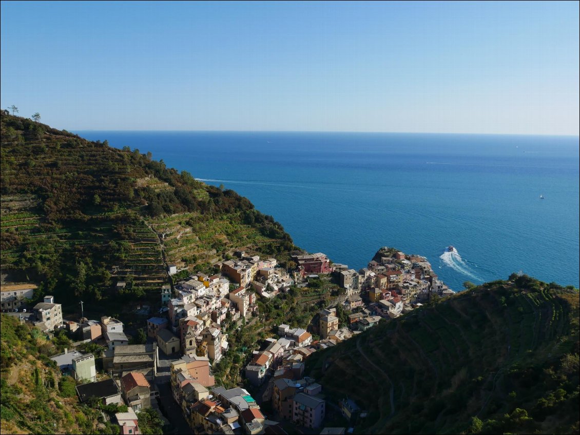 Vue sur la ville de Manarola