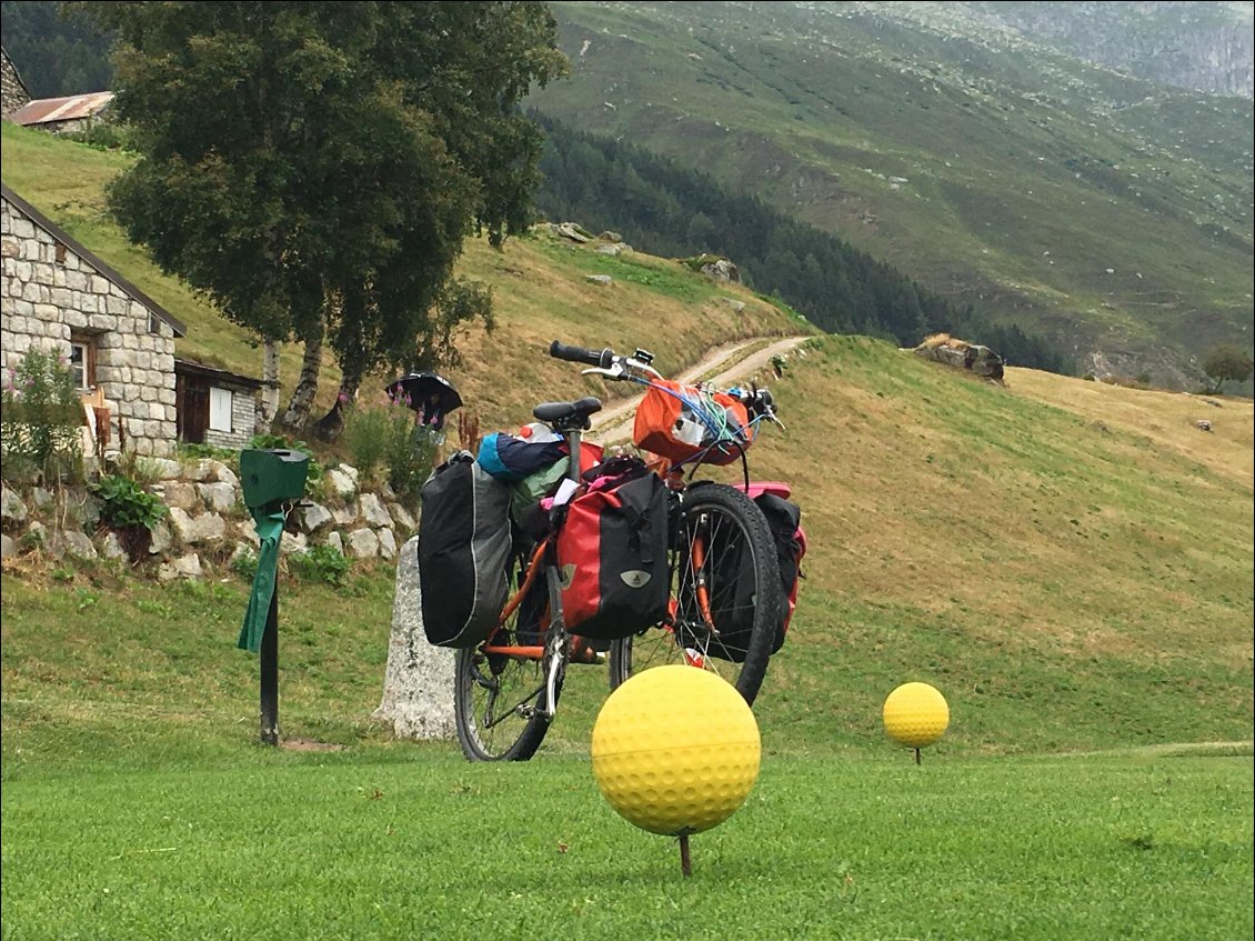 Terrain de golf de montagne...