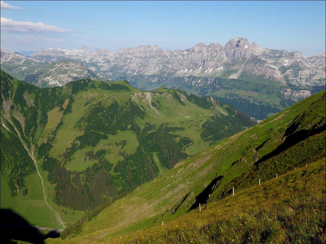 La vallée de Linthal d'où nous venons