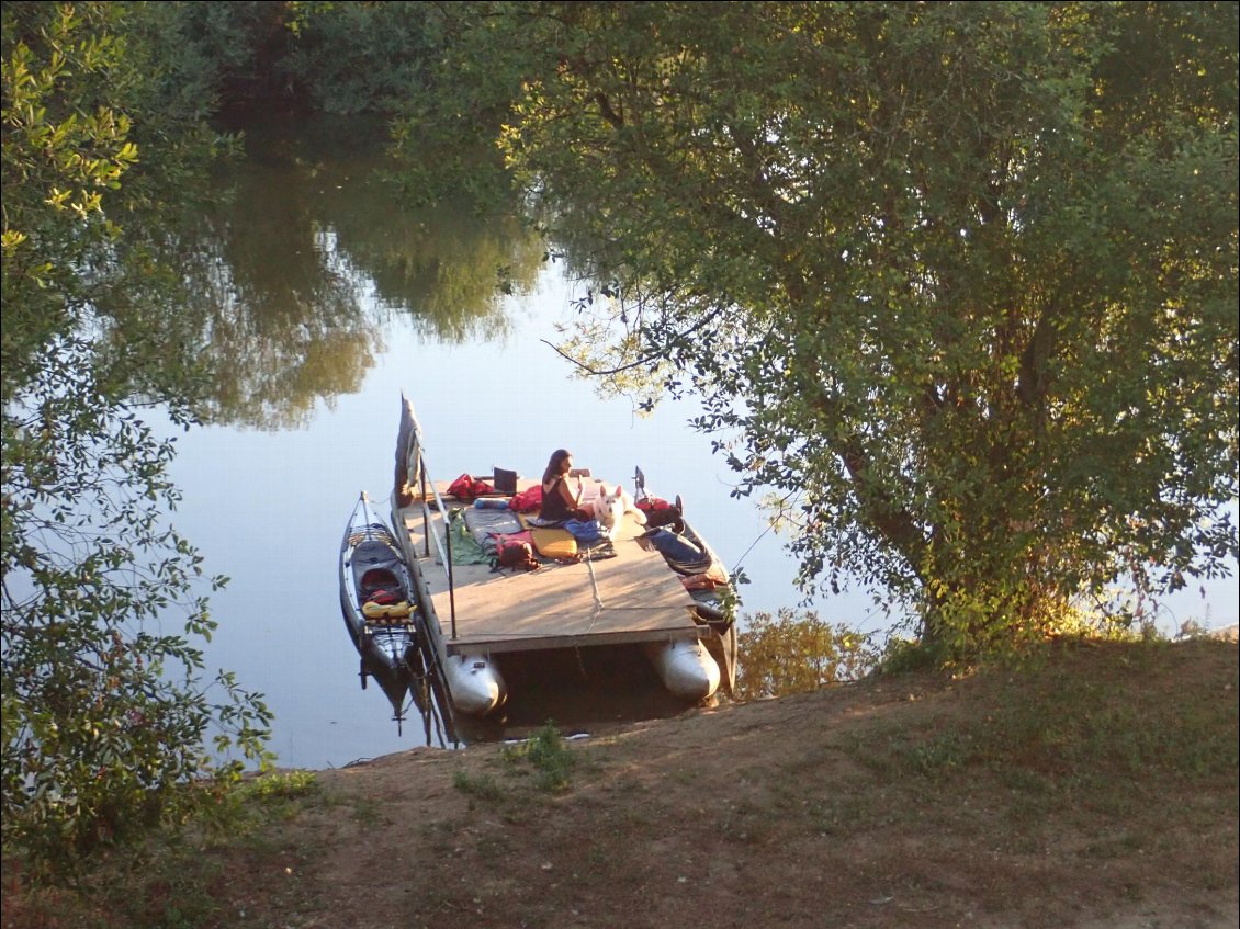 Notre ponton privé :-)