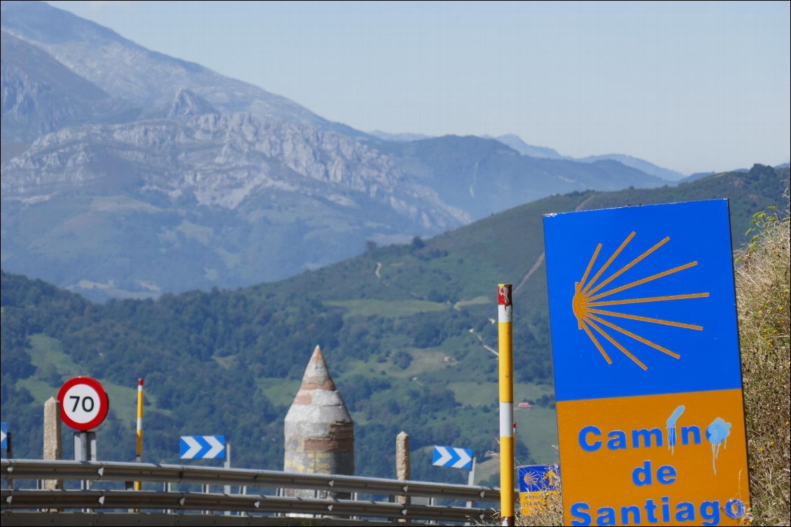 Pas de doute, nous sommes bien sur le Camino de Santiago