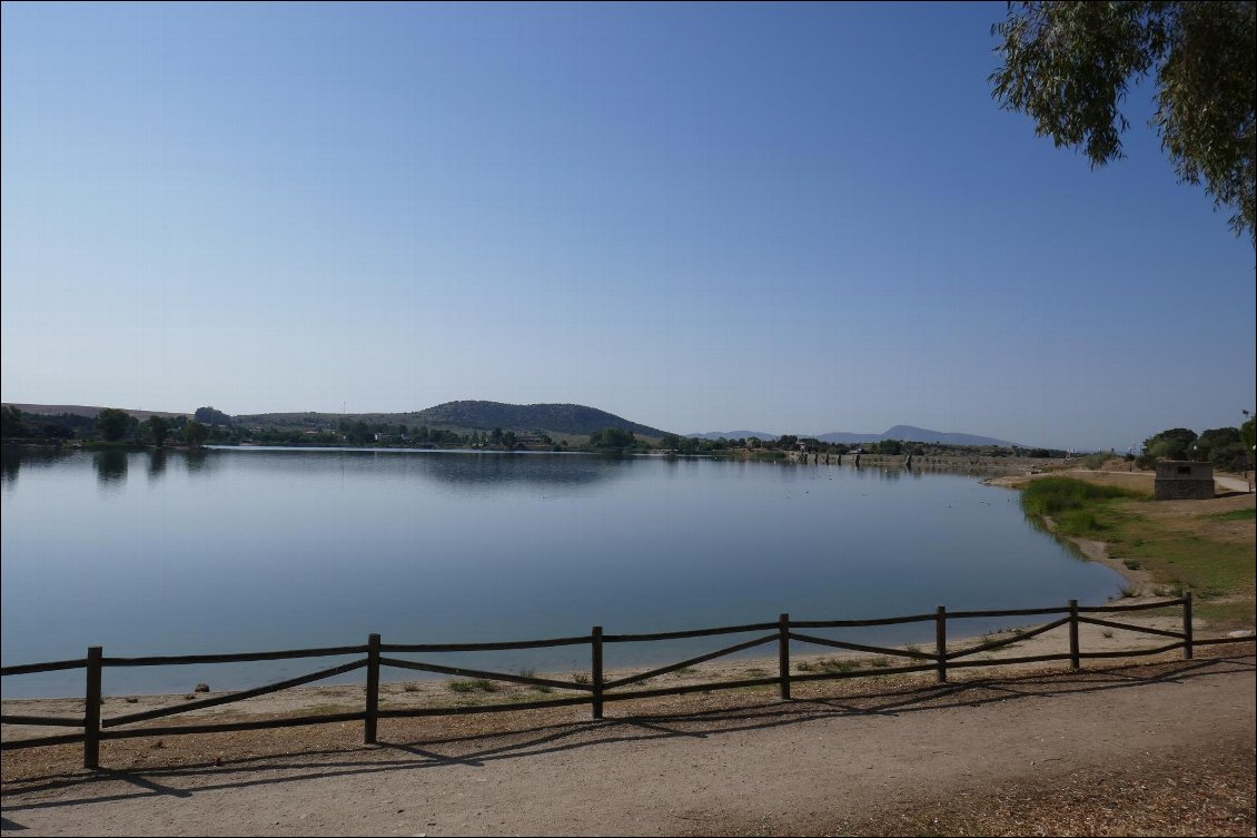 Embalse de Proserpina et barrage romain.