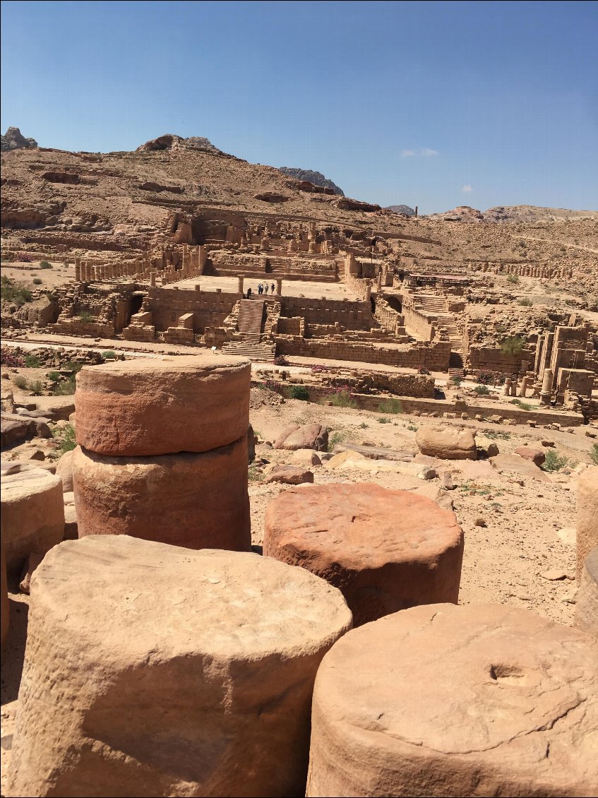 Vue sur le Temple Qasr al Bint