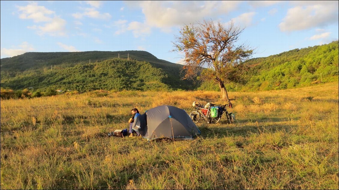 Et des bivouacs paisibles et sauvages