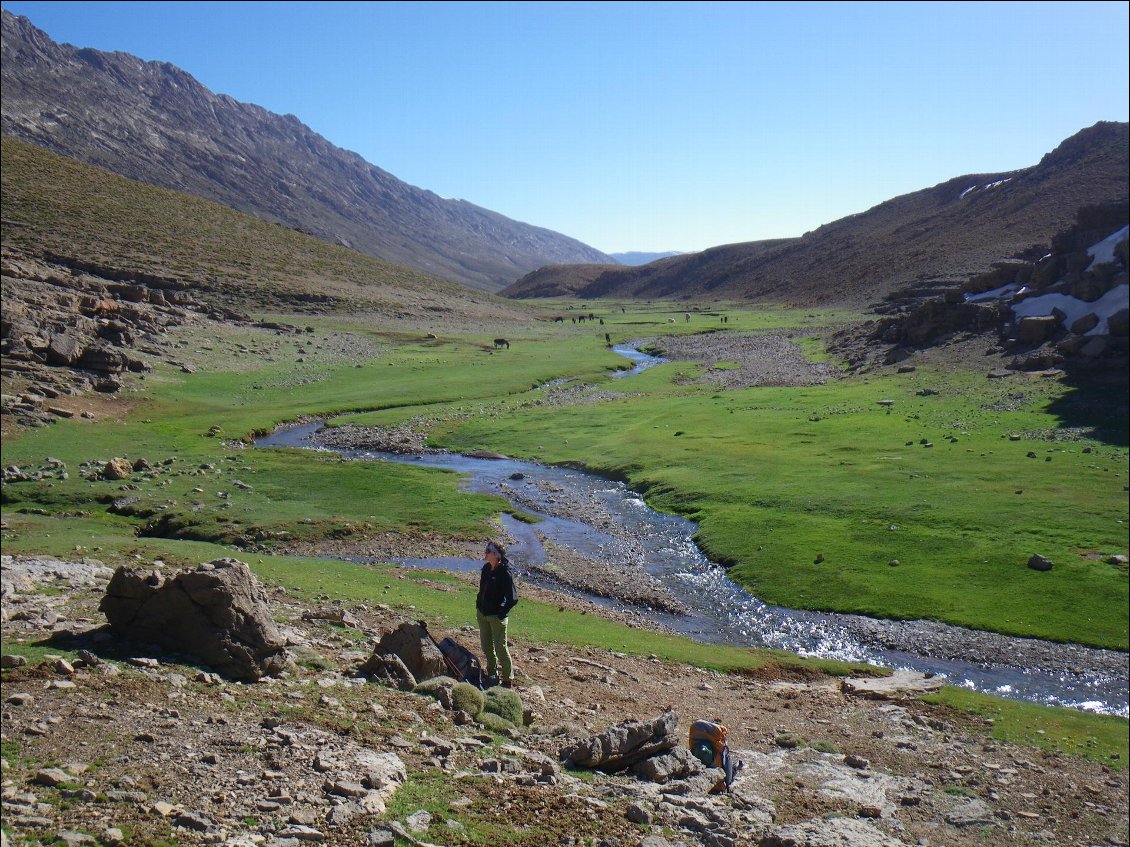 Au début des gorges de Wandras
