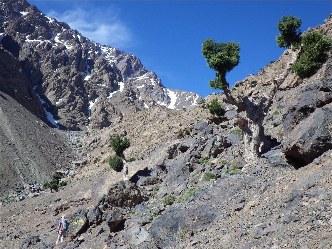 Avant le col de Tachedirt