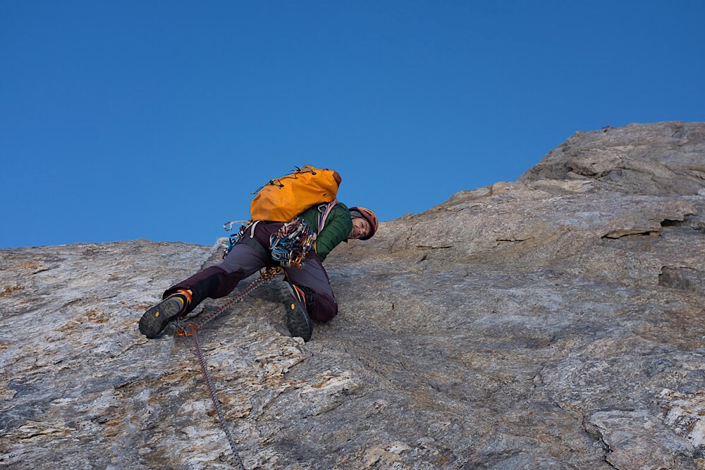 Escalade à la Dent bien Géant (Chamonix)