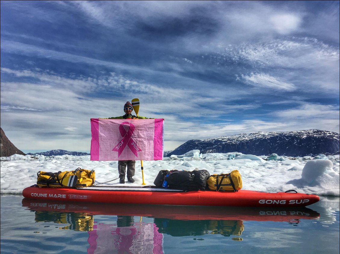 Au Groenland en SUP, vivre ses rêves malgré la maladie !
Photo : Ingrid Ulrich