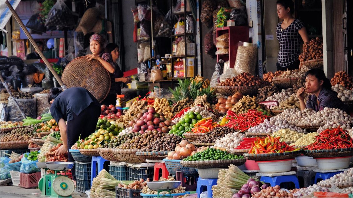 Marché vietnamien