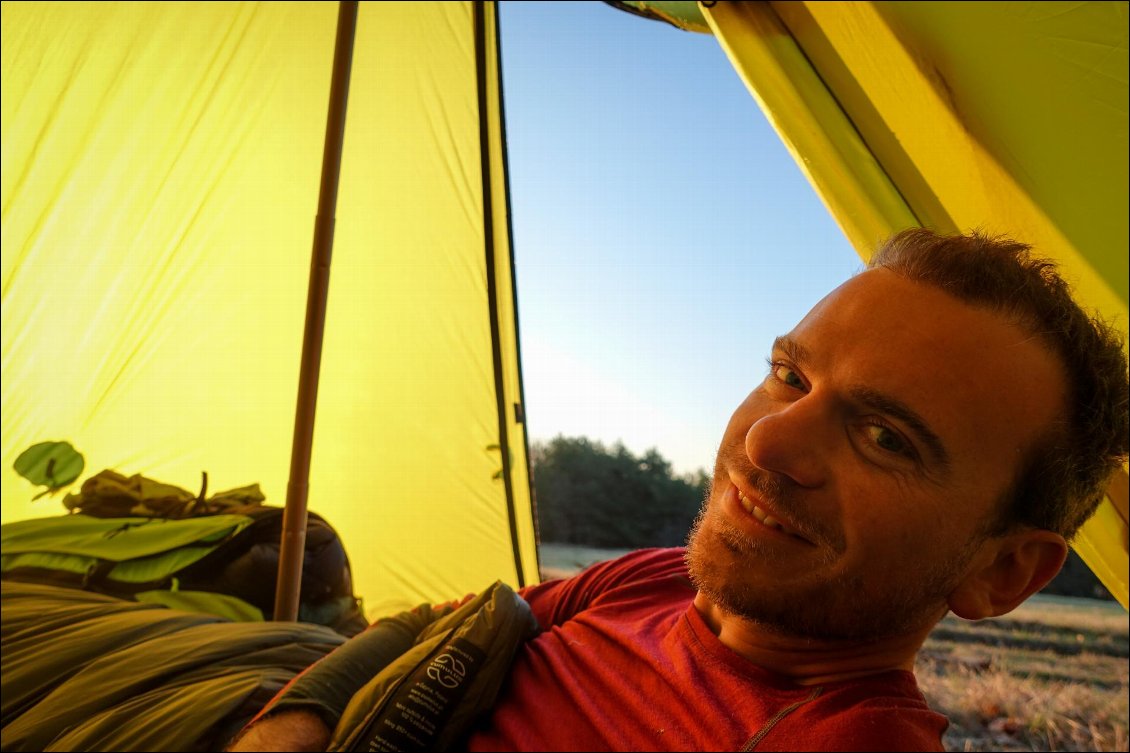 Un tipi qui donne le smile au réveil :-)