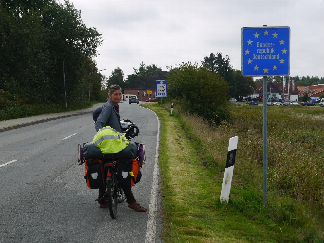 après 3 mois, on remet les roues en Allemagne pour quelques kilomètres